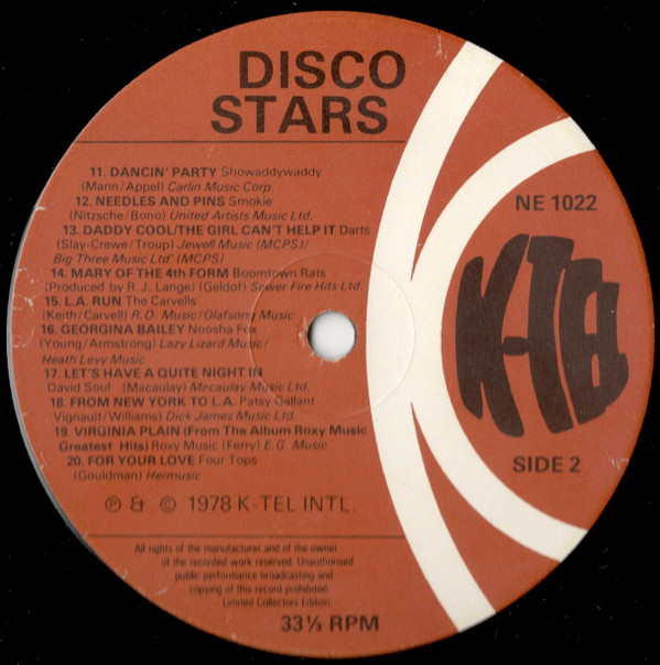 Disco Stars (20 Original Disco Hits)