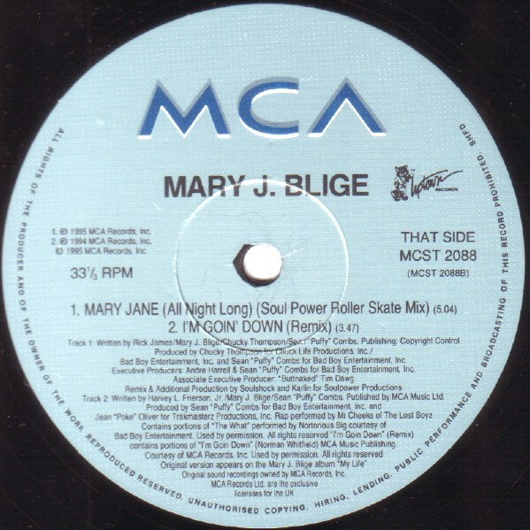 Mary Jane (All Night Long)