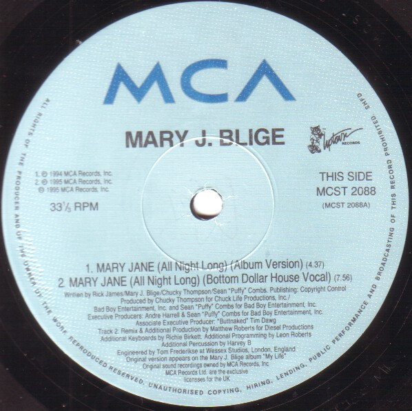 Mary Jane (All Night Long)