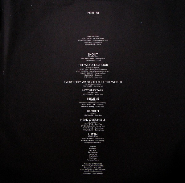 Songs From The Big Chair