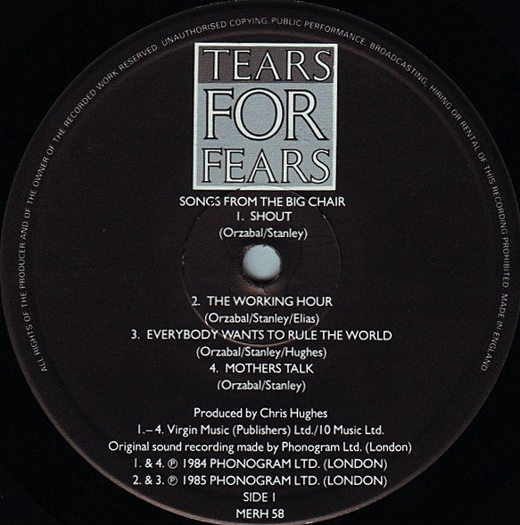 Songs From The Big Chair