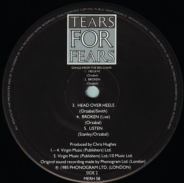 Songs From The Big Chair