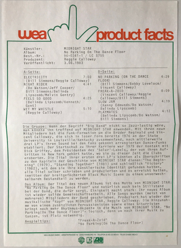 No Parking On The Dance Floor